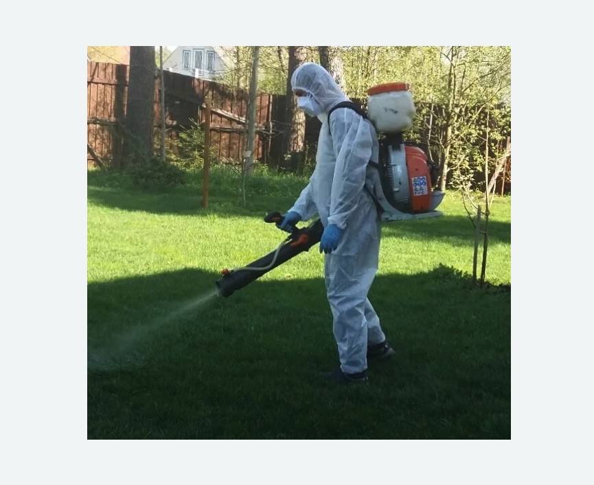 Обработка территории от клещей в Кяхте